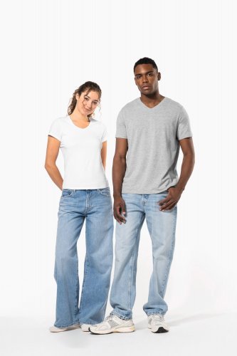 T-shirt maniche corte collo a v