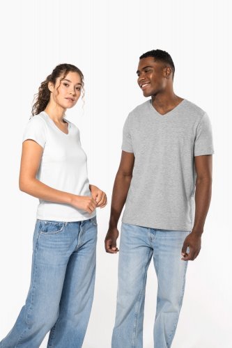 T-shirt maniche corte collo a v