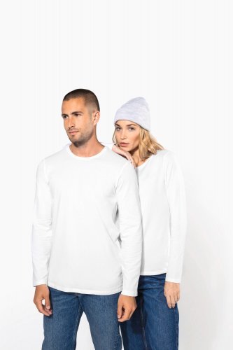 T-shirt donna maniche lunghe girocollo