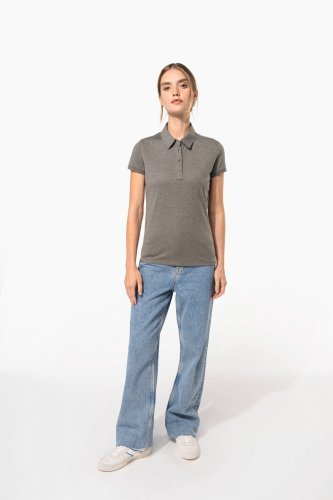Polo jersey donna manica corta