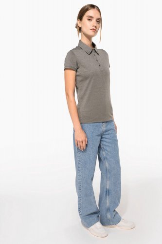 Polo jersey donna manica corta