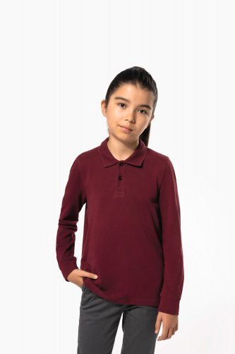 Polo bambino maniche lunghe