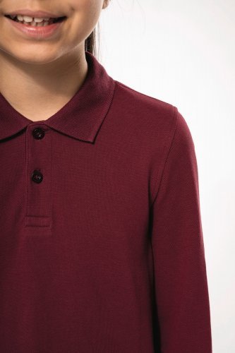Polo bambino maniche lunghe