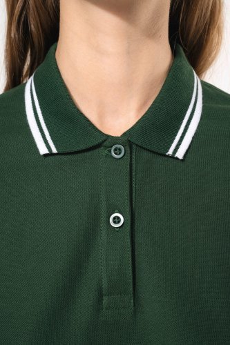 Polo donna maniche corte a righe