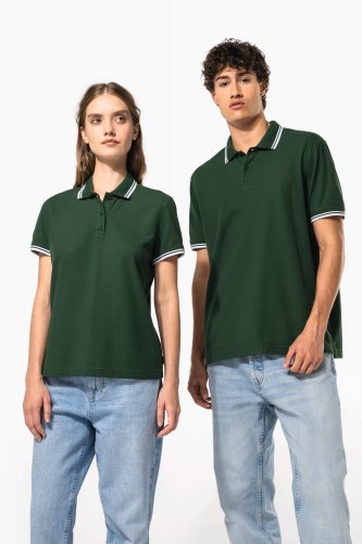 Polo donna maniche corte a righe