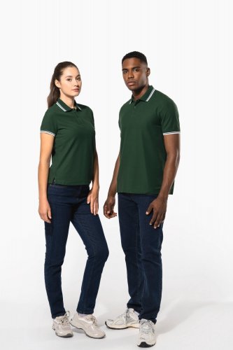 Polo donna maniche corte a righe