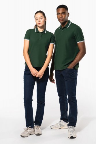 Polo donna maniche corte a righe