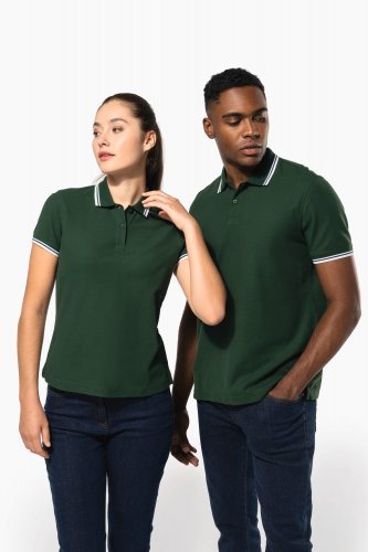 Polo donna maniche corte a righe