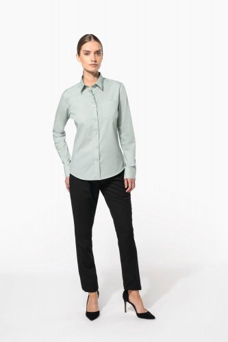 Camicia popeline policotone donna facile da lavare