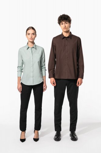 Camicia popeline policotone donna facile da lavare