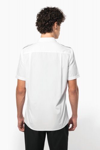 Camicia pilota uomo manica corta