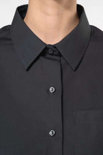 Camicia donna in popeline manica corta