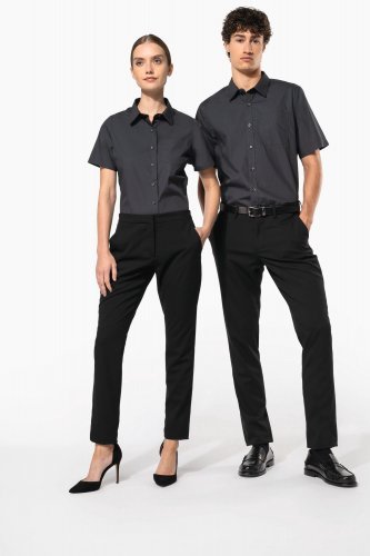 Camicia donna in popeline manica corta