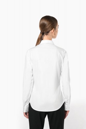 Camicia donna in popeline manica lunga