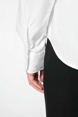 Camicia donna in popeline manica lunga