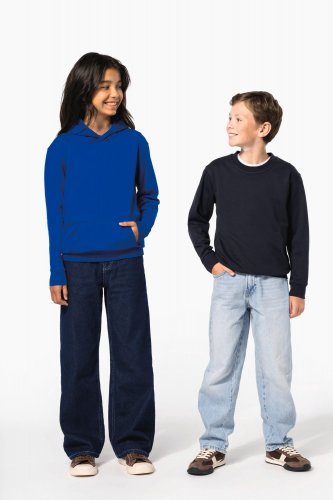 Felpa girocollo in materiale riciclato bambino