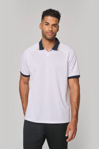 Maglia lifestyle con colletto a polo unisex