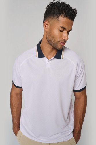 Maglia lifestyle con colletto a polo unisex