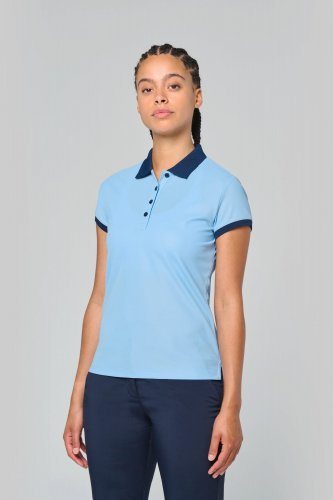 Polo piqué donna performance