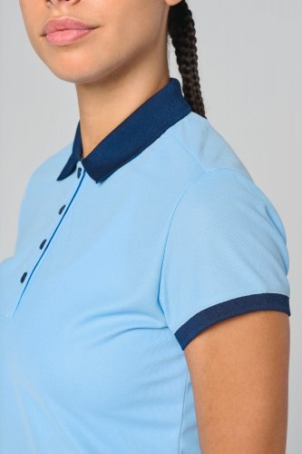 Polo piqué donna performance