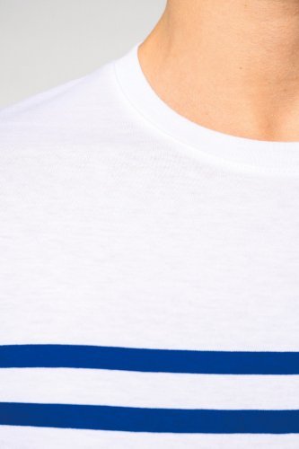 T-shirt uomo in stile marinaro bio girocollo