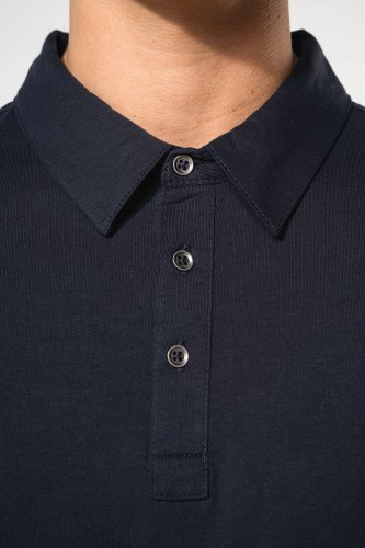 Polo jersey uomo manica lunga