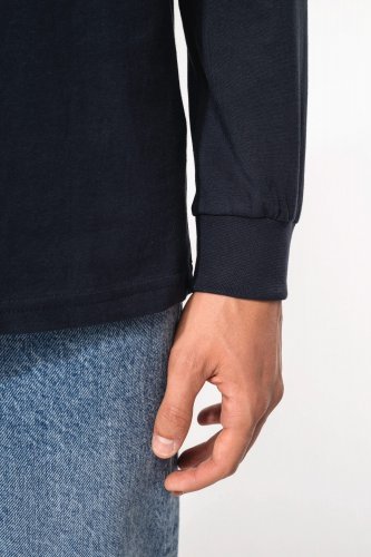 Polo jersey uomo manica lunga