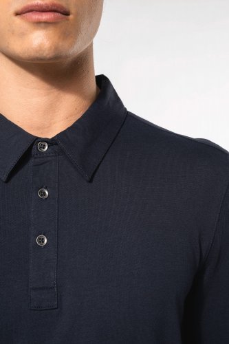 Polo jersey uomo manica lunga