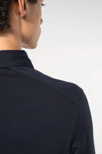 Polo jersey uomo manica lunga