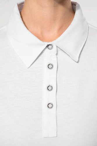 Polo jersey donna manica lunga