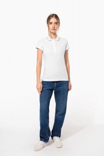 Polo donna manica corta