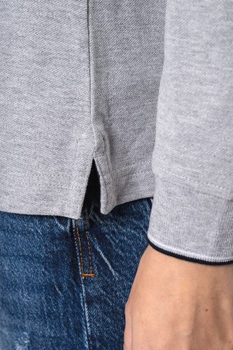 Polo piqué donna maniche lunghe