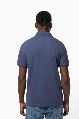 Polo piqué uomo maniche corte