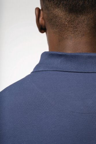 Polo piqué uomo maniche corte