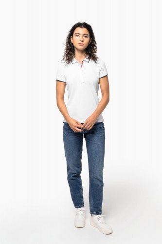 Polo donna manica corta