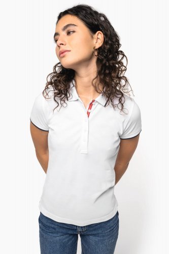 Polo donna manica corta