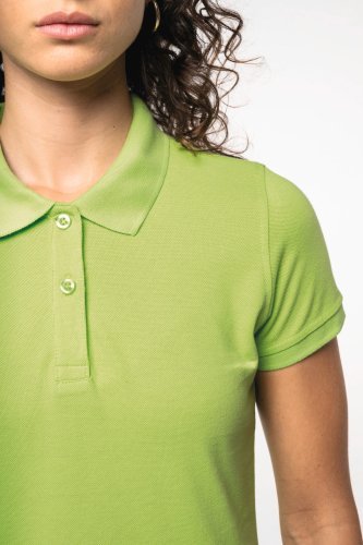 Polo piqué donna manica corta