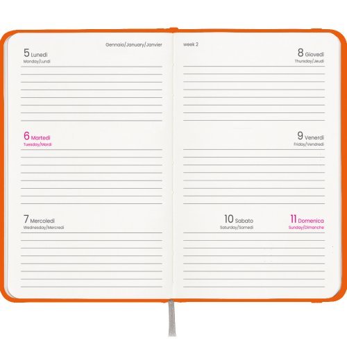 Agenda tascabile settimanale 2027