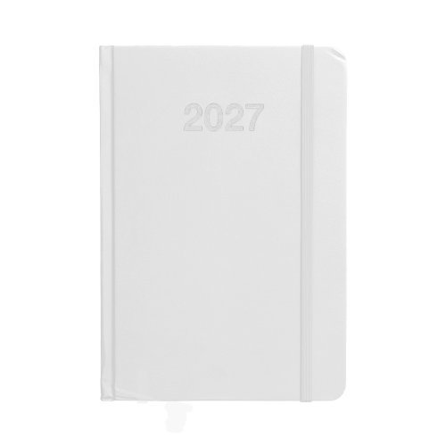 Agenda giornaliera 2027 con copertina rigida in cartoncino