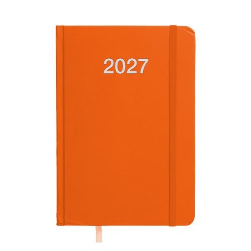 Agenda giornaliera 2027 con copertina rigida in cartoncino