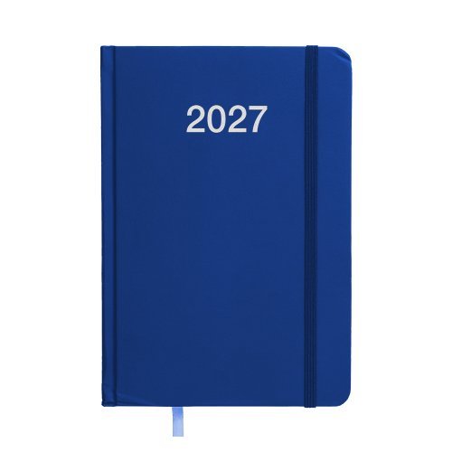 Agenda giornaliera 2027 con copertina rigida in cartoncino