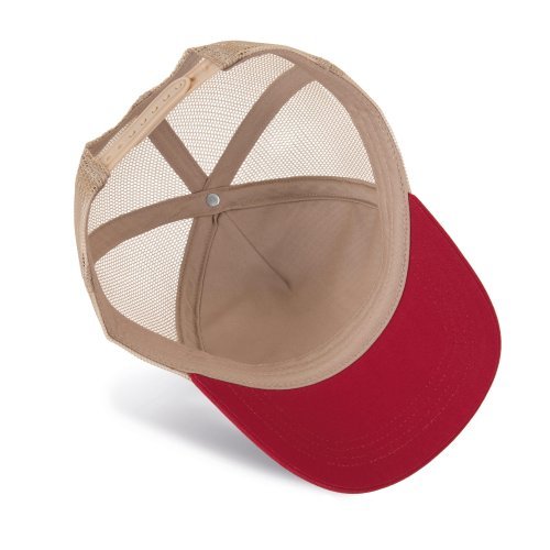 Cappellino trucker 5 pannelli in cotone canvas - k-up gold label