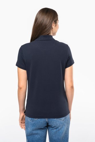Polo piqué donna maniche corte