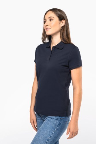 Polo piqué donna maniche corte