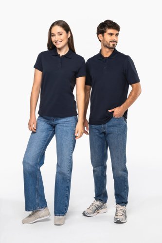 Polo piqué donna maniche corte
