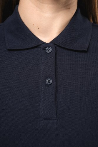 Polo piqué donna maniche corte