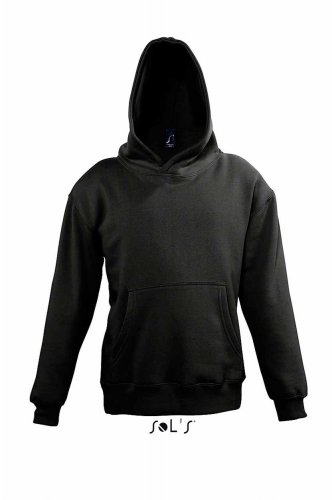 Felpa bambino con cappuccio Slam Kids Nero