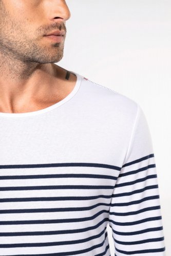 Maglia uomo alla marinara breton manica lunga