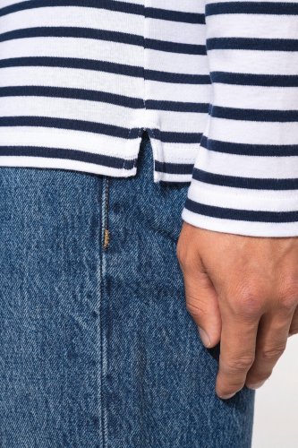 Maglia uomo alla marinara breton manica lunga