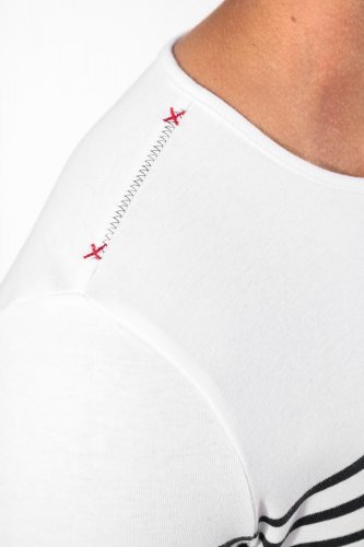 Maglia uomo alla marinara breton manica lunga